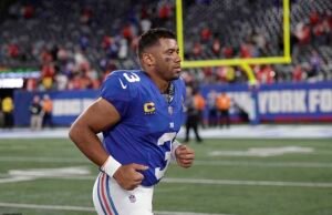 Russell Wilson Bench com os Giants com Ruki Jackson Dirt para começar contra Chargers