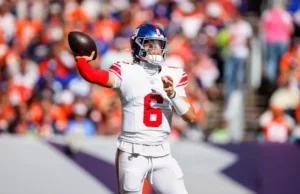 Gráfico de valor comercial – Quarterback do Fantasy Football do resto da temporada de Justin Boone para a semana 8