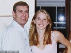 E-mails de Epstein confirmam que a foto bombástica de ‘Andrew e Virginia’ é real – e revelam mensagem do então Príncipe para seu amigo financista pedófilo implorando por ajuda para limpar seu nome