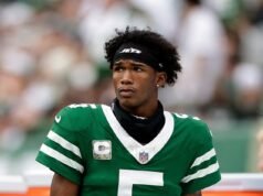 A temporada desastrosa dos Jets ficou ainda pior quando o estrela do receiver Garrett Wilson foi colocado no IR devido a uma lesão no joelho.