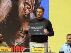 Eddie Hearn zomba de Chris Eubank Jr depois de ser proibido de falar em entrevista coletiva antes da revanche rancorosa com Conor Benn