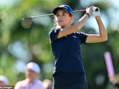 Kai Trump pode ser a atração principal, mas ele estava perdido em sua estreia no LPGA