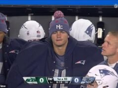 Fãs da NFL com olhos de águia percebem a estranha semelhança da filha de Drake com Tom Brady na vitória dos Patriots sobre os Jets