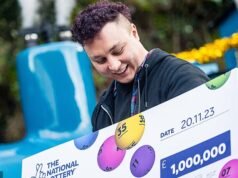 O ganhador da loteria, de 26 anos, faz barulho que vale um trem da vida real no Thomas the Tank Engine