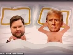 Donald Trump e JD Vance fazem sexo explícito no perturbador novo episódio de South Park, deixando os fãs ‘traumatizados’