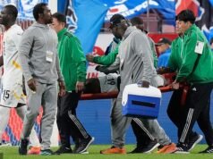 A estrela de Gana foi levada às pressas para o hospital após sofrer ferimentos graves durante a derrota para o Japão – enquanto o chefe dá atualizações