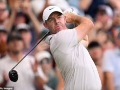 Rory McIlroy está prestes a ganhar seu sétimo título da Race to Dubai depois de voltar o dia na pista em meio a tacadas perdidas.