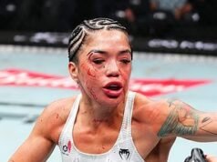 A impressionante estrela do UFC permanece irreconhecível após uma derrota brutal e sangrenta no Madison Square Garden