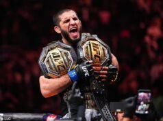 Islam Makhachev derrotou Jack Della Maddalena e se tornou bicampeão no UFC 322