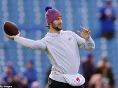 O quarterback do Bills, Josh Allen, foi considerado o ‘pior MVP de todos os tempos’ após um jogo humilhante contra os Buccaneers