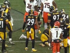 Estrela da NFL expulsa por socar rival enquanto o tenso confronto Bengals-Steelers irrompe em uma cena chocantemente violenta