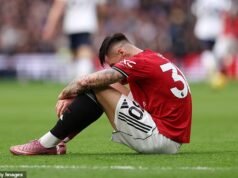 O Man United soube do destino da lesão de Benjamin Cescow depois que o Tottenham forçou o astro ao empate, já que os temores de Ruben Amorim se concretizaram antes de um calendário lotado.