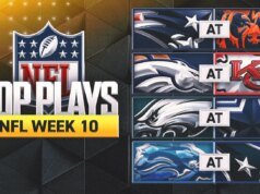 Destaques da Semana 10 da NFL: Leões atacam consecutivamente contra Texans, Eagles derrotam Cowboys