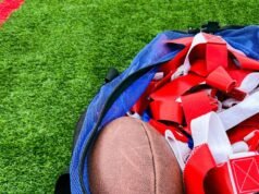 Futebol de bandeira do ensino médio: pontuações da divisão da cidade, programação