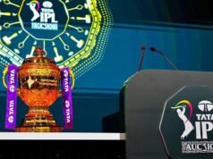 O leilão do IPL será realizado no dia 16 de dezembro em Abu Dhabi