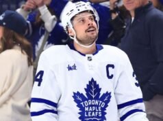 Auston Matthews, dos Leafs, pode perder a semana devido a uma lesão na parte inferior do corpo