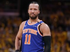 Fonte: Jalen Brunson, do Knicks, sofreu uma entorse de tornozelo de grau 1