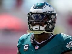 O proprietário dos Eagles, Jeffrey Lurie, se encontra com AJ Brown sobre o descontentamento de WR