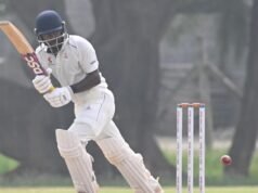 Troféu Ranji 2025-26: estreantes Ajitesh e Karthik Ujjwal no dia 2 de Tamil Nadu x Uttar Pradesh