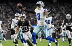 Dak Prescott e George Pickens estrelam na vitória dos Cowboys sobre os Raiders