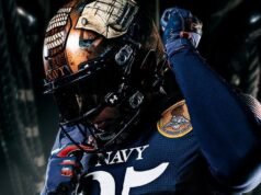 Marinha revela uniforme em homenagem à Constituição do USS para os Jogos do Exército de 2025