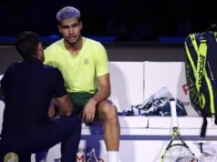 Alcaraz desistiu da final da Taça Davis devido a lesão