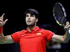 Alcaraz desistiu da final da Taça Davis devido a uma lesão num tendão