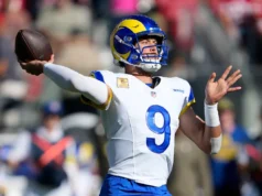 Gráfico de valor comercial – Quarterback do Fantasy Football do resto da temporada de Justin Boone para a semana 11