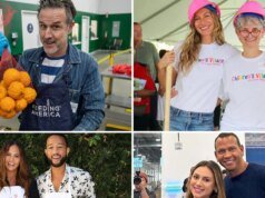 Estrelas ajudando no dia da caridade!