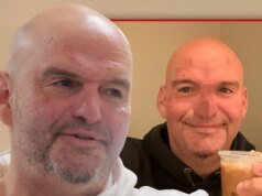 O senador John Fetterman diz que precisa de 20 pontos e compartilha foto do rosto enfaixado