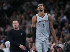 A estrela do Spurs, Victor Wembanyama, lidando com uma distensão na panturrilha esquerda, supostamente perderá ‘algumas semanas’