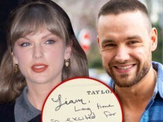 Taylor Swift disse a Liam Payne que estava ‘sempre torcendo’ por ele em nota para leilão