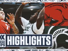 Nº 14 Arkansas Razorbacks vs. Nº 22 do estado de Michigan | Aros universitários Fox