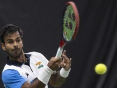 Sumit Nagal obtém visto chinês para eliminatórias de tênis do Grand Slam