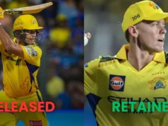Chennai Super Kings: lista completa de retenção, liberação, slot restante e bolsa de CSK | Leilão IPL 2026