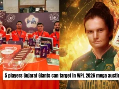WPL 2026: Gujarat Giants pode ter como alvo 5 jogadoras no mega leilão da Premier League feminina