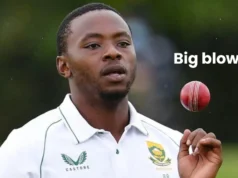 IND vs SA: Veja por que Kagiso Rabada não está jogando o primeiro teste no Eden Gardens