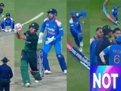 ASSISTIR: A captura de Maz Sadakat foi anulada de forma controversa durante o confronto entre as estrelas em ascensão da Asia Cup e deixou os jogadores da Índia atordoados