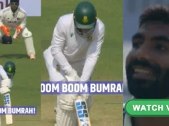 IND vs SA (ASSISTA): O raio de Jasprit Bumrah quebra os cotos de Ryan Rickelton no primeiro dia do teste de Calcutá
