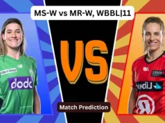 MS-W vs MR-W, WBBL | 11 Previsão de partida: Quem vencerá a partida de hoje entre Melbourne Stars e Melbourne Renegades?