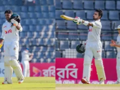 Dois séculos de Mahmudul Hasan Joy e Nazmul Hossain Shanta levaram Bangladesh a uma pontuação enorme no terceiro dia do primeiro teste contra a Irlanda.