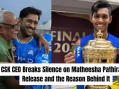 IPL 2026: Por que o CSK lançou Mathisha Pathirana? O CEO Kasi Viswanathan quebrou o silêncio sobre a decisão de alto nível
