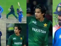 ASSISTIR: Paquistão Um spinner Naman Dhir olha friamente depois de gerar polêmica com uma saída agressiva na Asia Cup Rising Star 2025