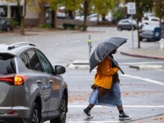 Dia frio e úmido antes de mais chuva