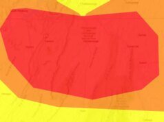 Milhares de pessoas na Geórgia, Alabama e Tennessee foram aconselhadas a permanecer em casa