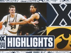 Destaques dos Xavier Mosqueteiros x Iowa Hawkeyes | Aros universitários Fox