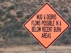 Alertas de evacuação estão em vigor, pois fortes chuvas podem devastar áreas queimadas na Califórnia, causando deslizamentos de terra e fluxos de detritos