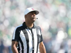 O árbitro da NFL Adrian Hill supostamente evitou lesões graves depois de ser ajudado a sair do campo no ‘Thursday Night Football’