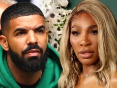 Serena Williams endossa diss em foto do Instagram com Drake sexy red