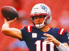 Probabilidades da NFL para 2025: Public Hammering Drake Mayer’s Rushing Prop, Patriots on TNF